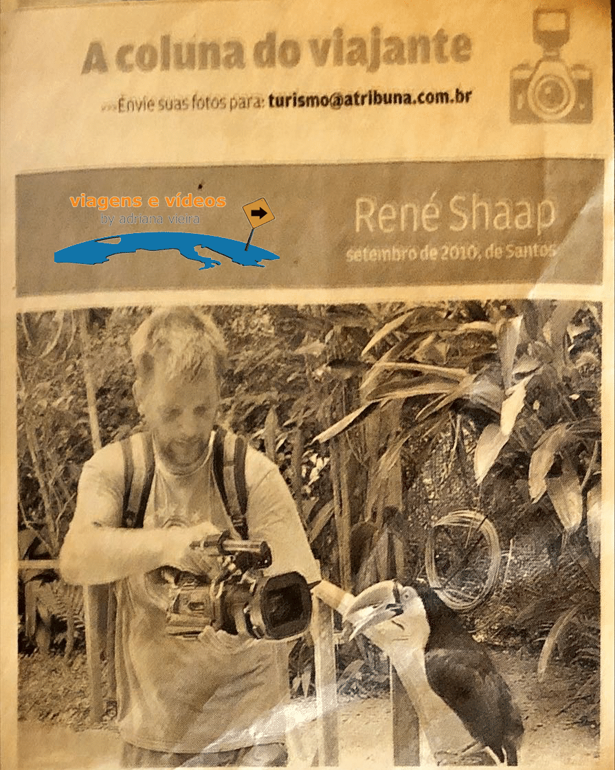 A Coluna do Viajante - A Tribuna Santos , René Schaap